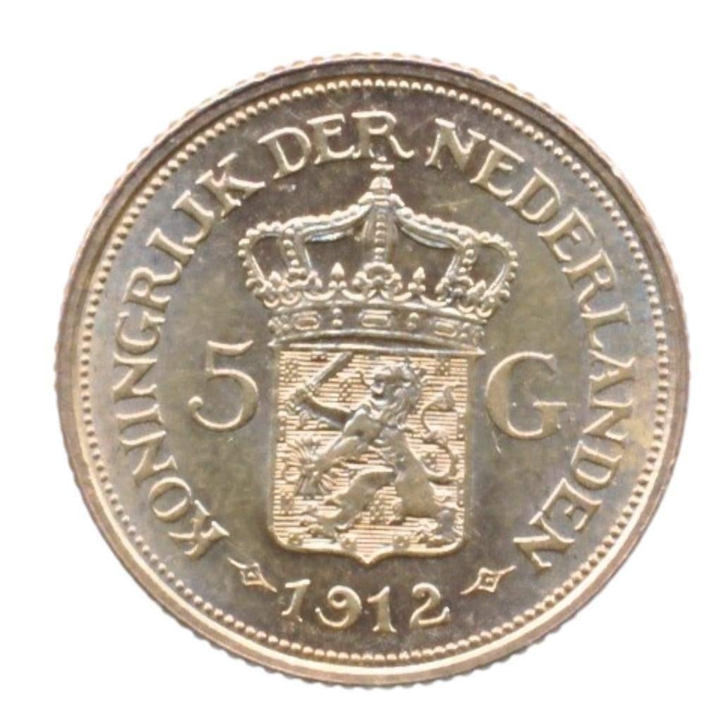 Nederland Gouden vijfje 1912 Wilhelmina