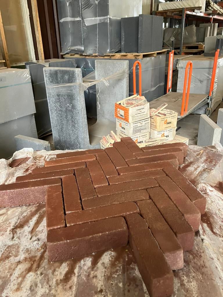 Gebakken waaltjes nieuw grote partij, Tuin en Terras, Ophalen, Keramiek, Nieuw, 10 m² of meer