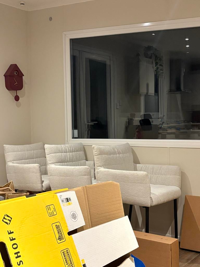 3 Nieuwe Leen Bakker stoelen - Nieuw, Overige kleuren, Drie, Nieuw, Ophalen of Verzenden