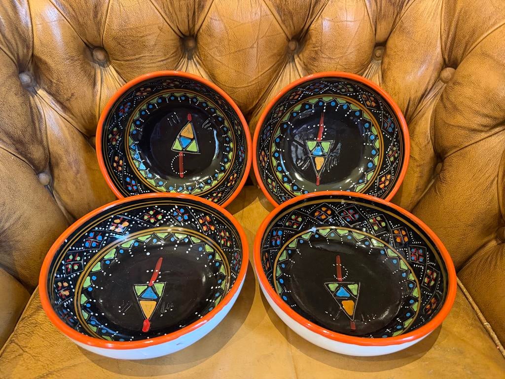 Handgemaakte Tunesische schalen!, Ophalen of Verzenden