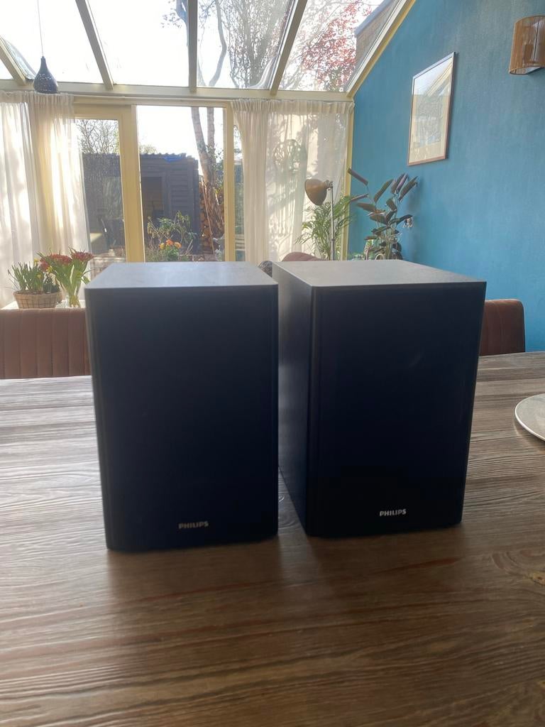 Set van 2 Philips MCM7000 speakers, Audio, Tv en Foto, Luidsprekers, Philips, Gebruikt, Ophalen of Verzenden, Minder dan 60 watt
