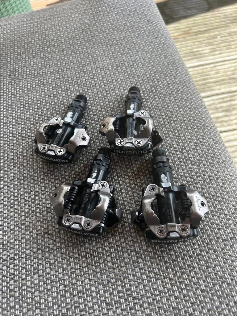 Shimano SPD 520 pedalen, Crankstel of Pedalen, Gebruikt, Ophalen of Verzenden, Aluminium