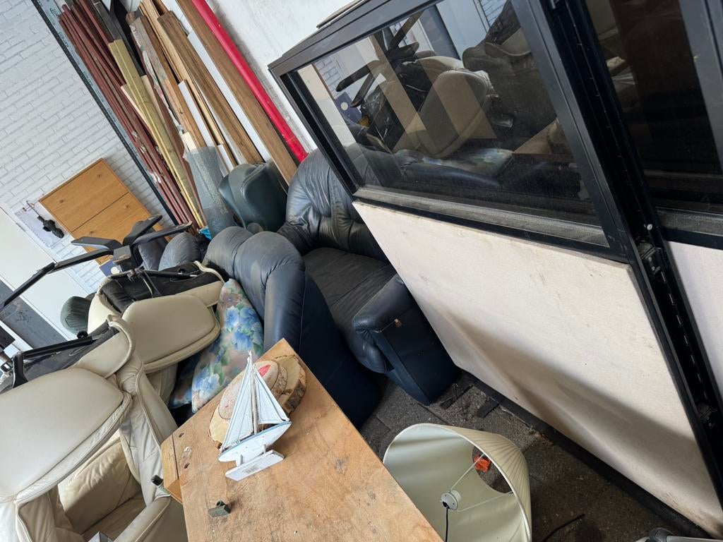 Horeca Terrasschermen560 cm lang 5 stuks 4x 120 cm lang 1x, Ophalen, Zo goed als nieuw, Minder dan 80 cm