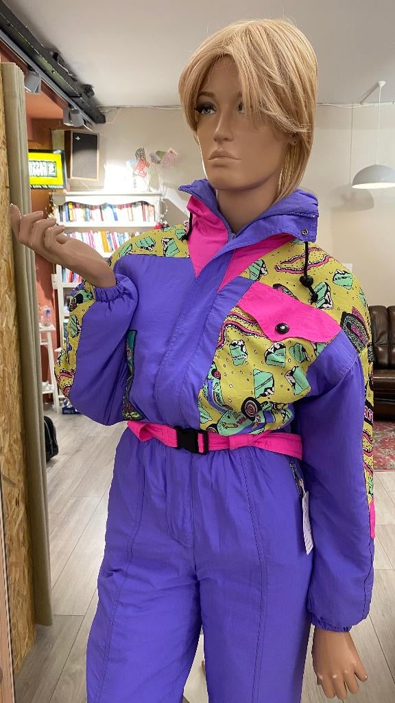 Fout skipak vintage, Kleding | Dames, Wintersportkleding, Ophalen of Verzenden, Zo goed als nieuw, Maat 36 (S), Pak