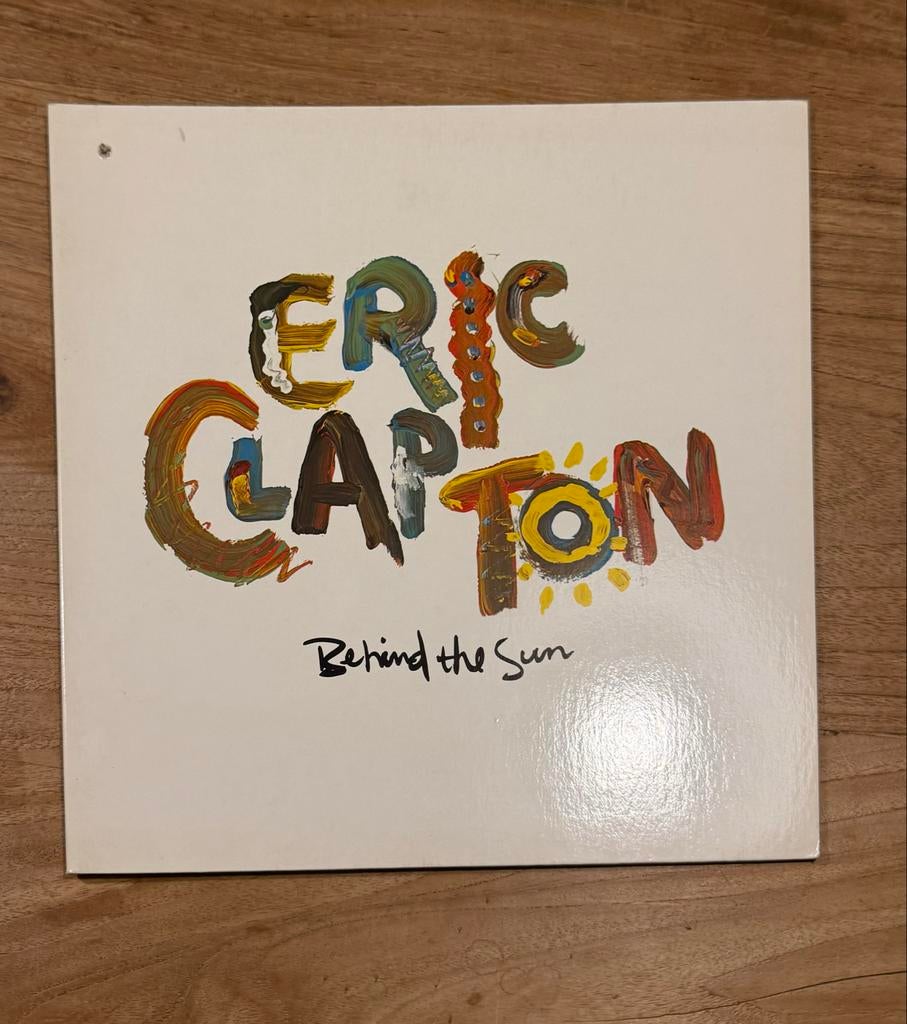 Eric Clapton - Behind the Sun LP (Vinyl), Ophalen, Gebruikt, 12 inch, Poprock