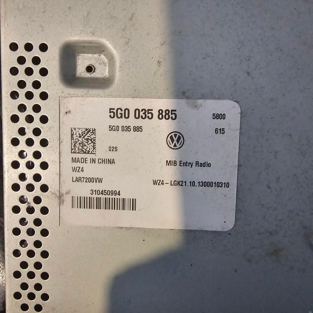 Mooie originele radio golf 7, Ophalen of Verzenden