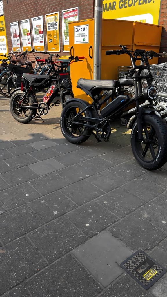 Ouxi V8 1.0 met een zelfgemaakte full throttle, Fietsen en Brommers, Elektrische fietsen, Gebruikt, 51 tot 55 cm, 30 tot 50 km per accu