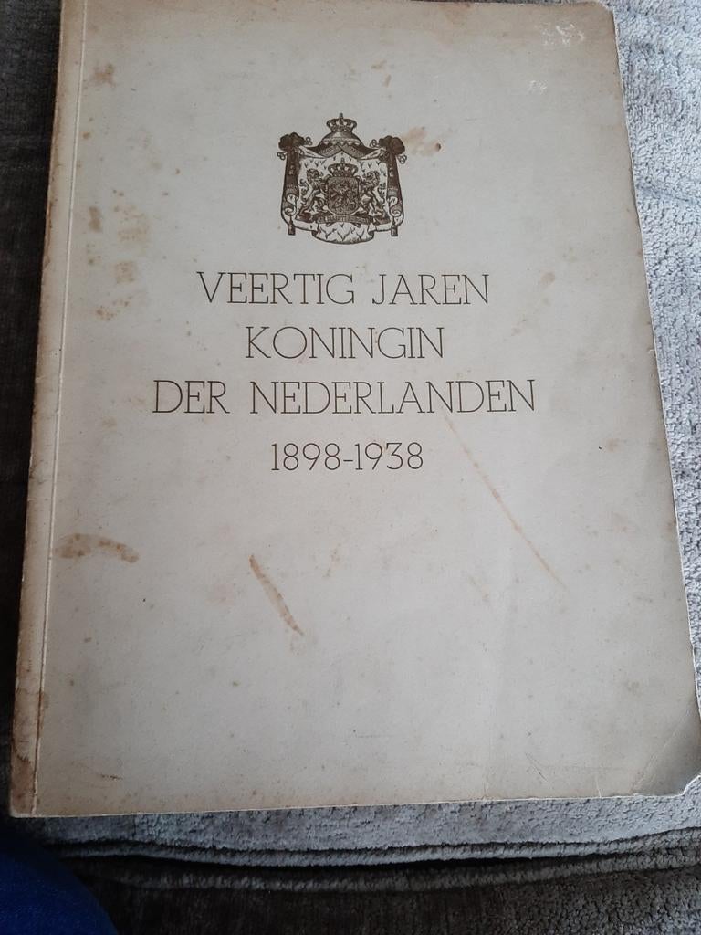 40 jaar koningin der Nederlanden 40 jaar wilhelmina, Verzamelen, Ophalen of Verzenden