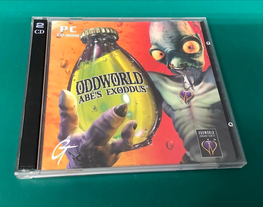 Oddworld: Abe's Exoddus PC CD-ROM, Spelcomputers en Games, Games | Pc, Zo goed als nieuw, Avontuur en Actie, 1 speler, Vanaf 12 jaar