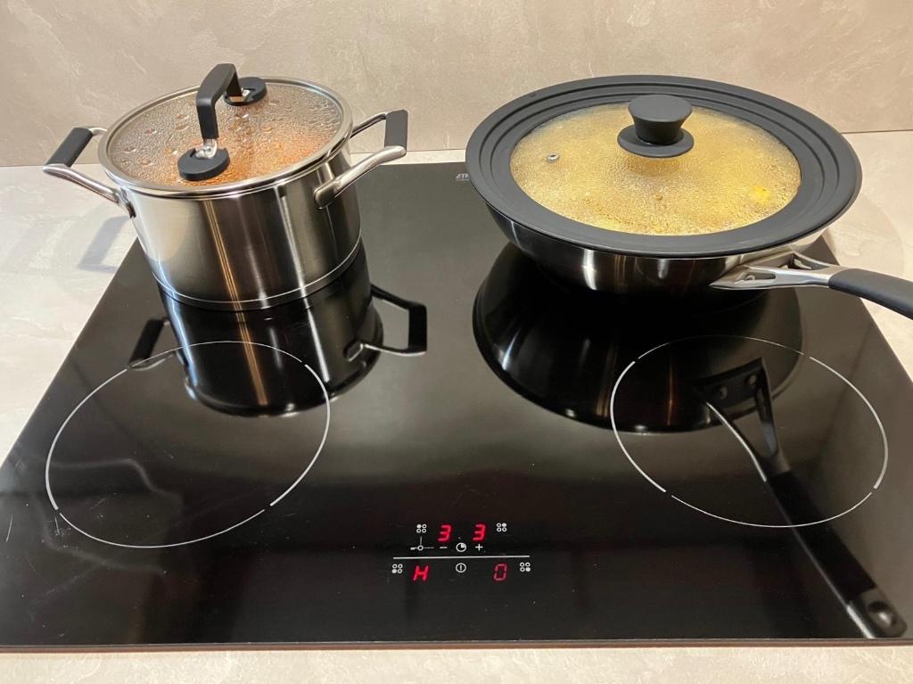 Inductie kookplaat, Witgoed en Apparatuur, Kookplaten, Ophalen, 4 kookzones, Zo goed als nieuw, Inbouw