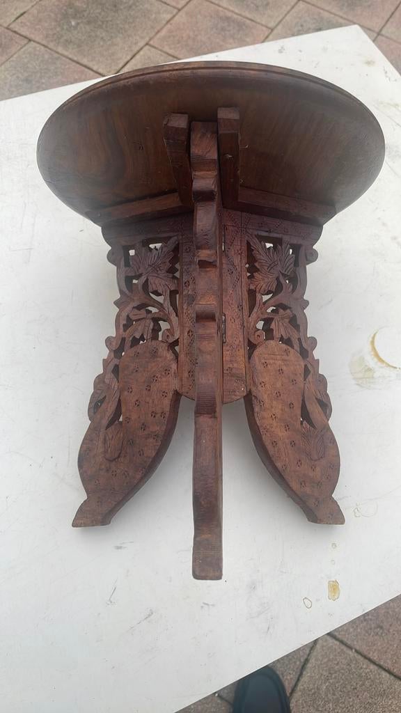 Tafeltje, Huis en Inrichting, Tafels | Bijzettafels, Minder dan 45 cm, Minder dan 55 cm, Rond, Ophalen of Verzenden