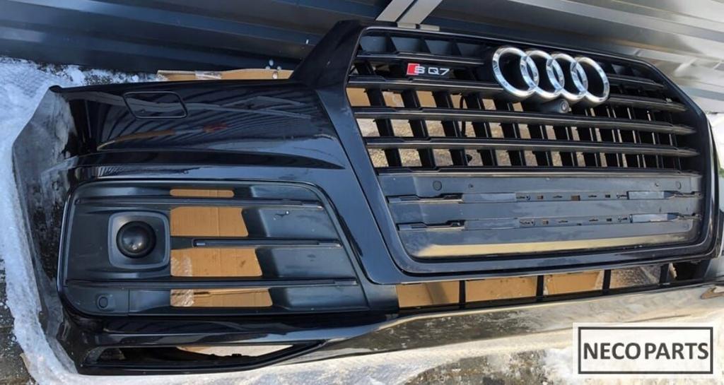 VOORBUMPER AUDI Q7 SQ7 4M 4M0 BUMPER ORIGINEEL GRILL CAMERA, Ophalen of Verzenden, Gebruikt, Audi