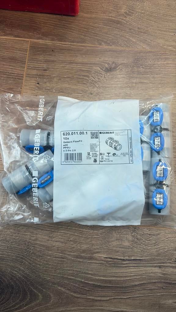 Geberit flowfit koppeling sok 20, Doe-het-zelf en Verbouw, Gereedschap | Handgereedschap, Ophalen of Verzenden, Zo goed als nieuw