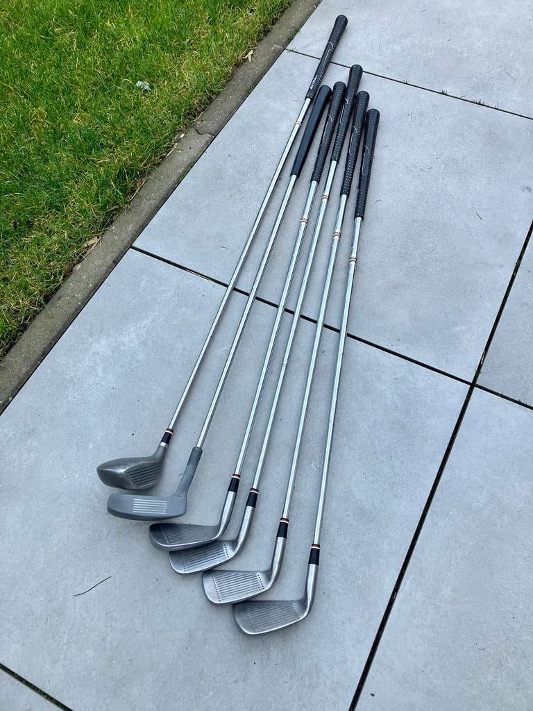 Golfset voor starters (Dunlop Power Match; 6x), Ophalen of Verzenden, Gebruikt, Set