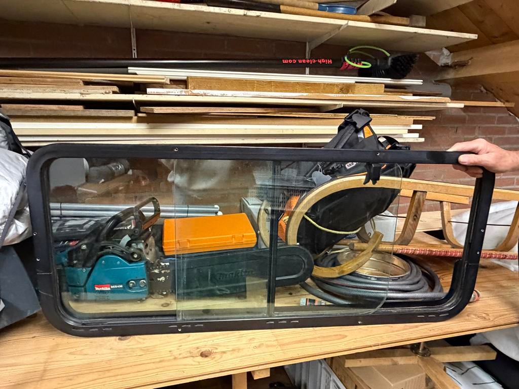 2x Originele schuiframen Land Rover Defender 90 2007, Auto-onderdelen, Ophalen, Gebruikt, Land Rover