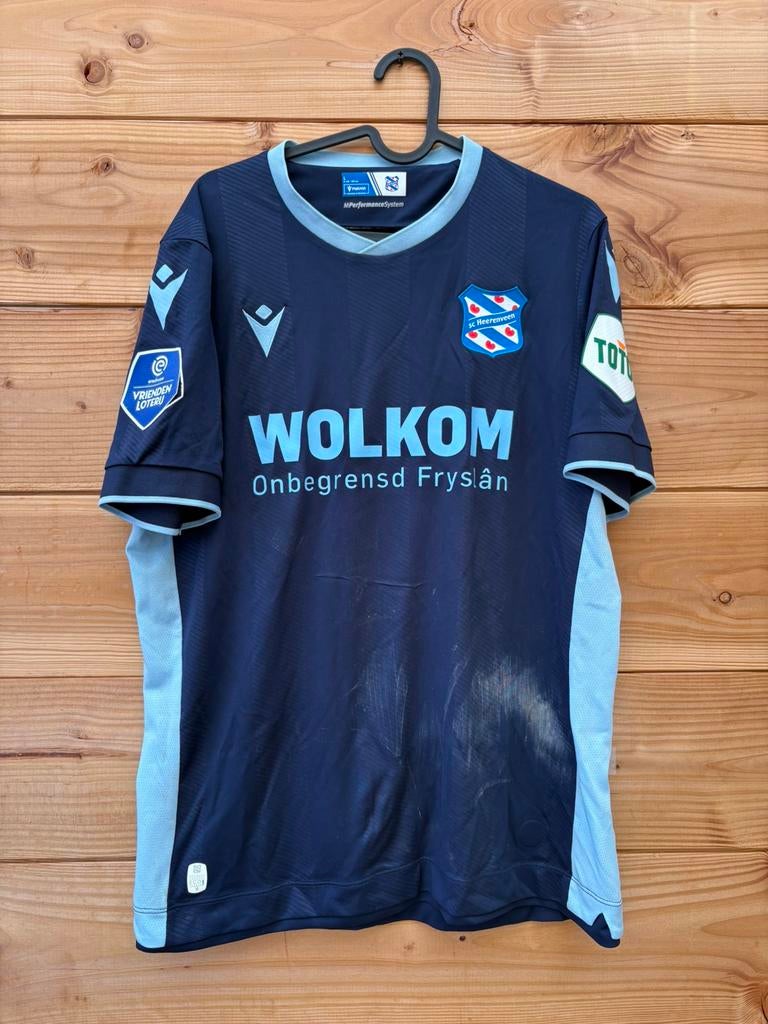 Matchworn SC Heerenveen met COA, Ophalen of Verzenden, Zo goed als nieuw, Overige binnenlandse clubs, Shirt