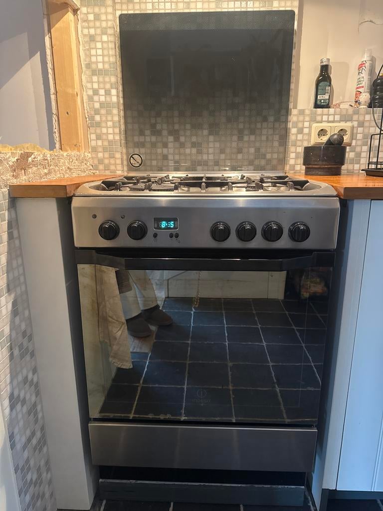 IKEA Gasfornuis en Afzuigkap - 10 jaar oud, zonder gebreken, Ophalen, Gebruikt, 60 cm of meer, 4 kookzones