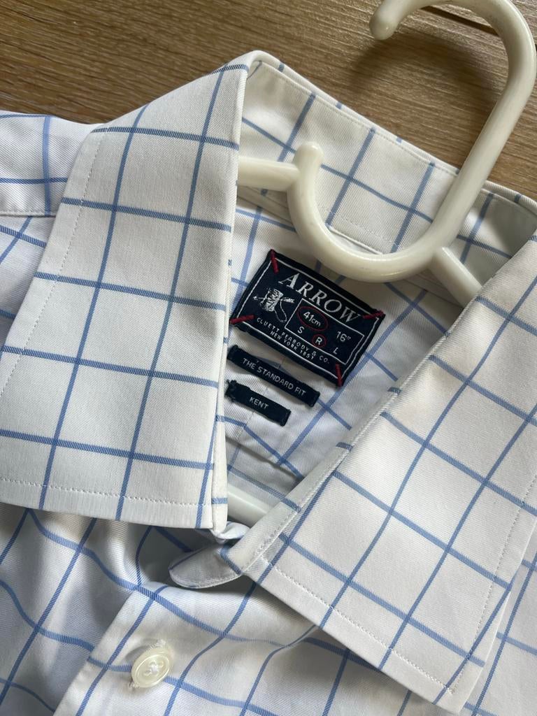 Overhemd van Arrow maat 41, Ophalen of Verzenden, Zo goed als nieuw, Wit, Halswijdte 41/42 (L)