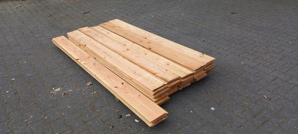 Nieuwe douglas planken 2 partijen van 2 meter lengte, Ophalen, Minder dan 25 mm, Nieuw, Plank