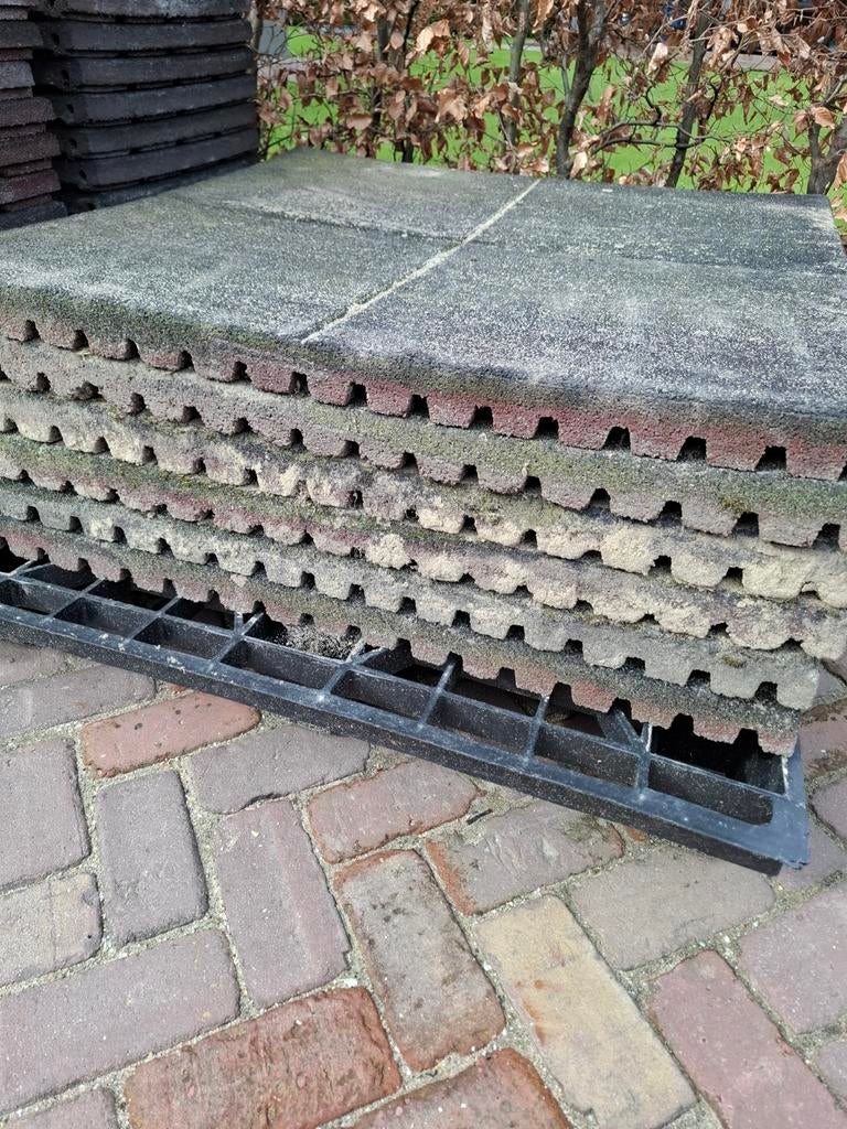 ✅️ Rubberen tegels 100x100x5,5 cm., Ophalen, Rubber, Overige typen
