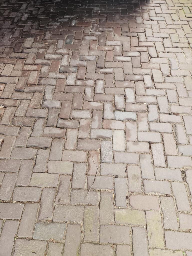 Oude hardgebakken keiformaat klinkers 35m2, Ophalen of Verzenden, Keramiek, Klinkers