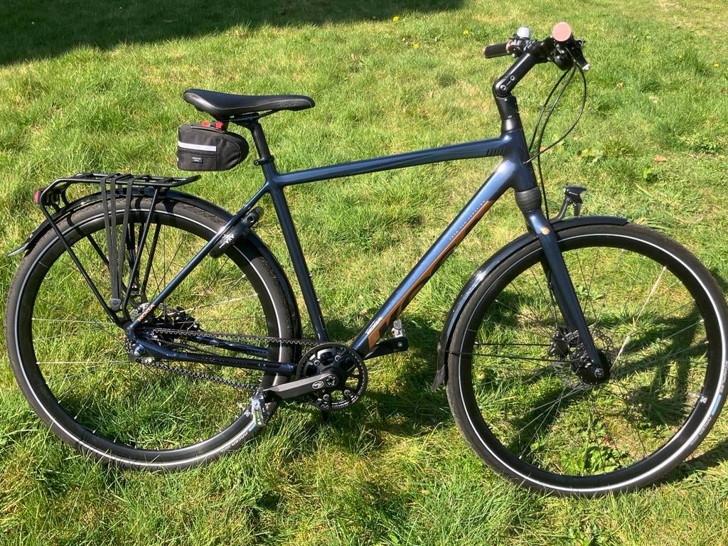 Koga F3 6.0 Herenfiets - Dark Blue Midnight Carbon Drive, Fietsen en Brommers, Versnellingen, Zo goed als nieuw, 53 tot 57 cm