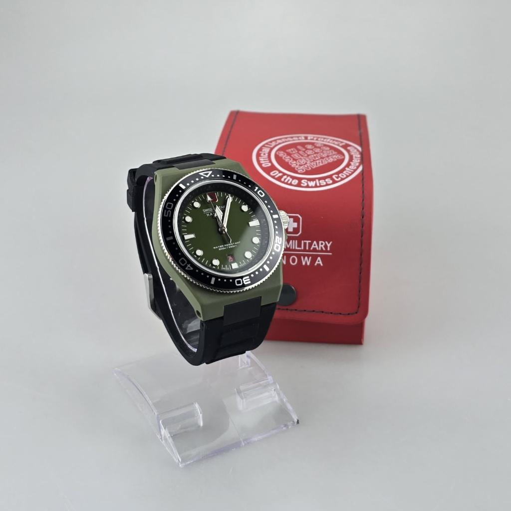 Swiss Military Hanowa GN00011 Herenhorloge Groen | ZGAN, Flex Ltd., Zo goed als nieuw, https://flex.com/contact-us, Nobelstraat 10, 5807 GA Oostrum LB, Limburg, Nederland