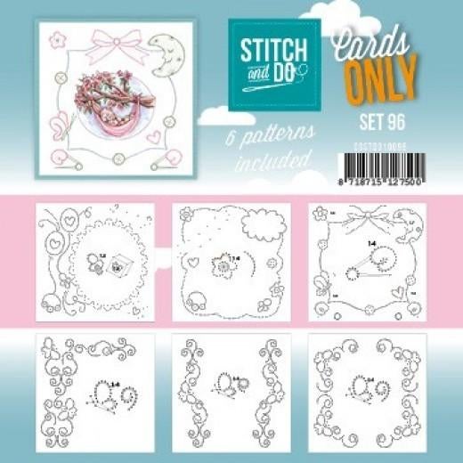 Stitch and Do Cards only 96 en 6 verschillende oplegkaartjes, Hobby en Vrije tijd, Kaarten | Zelf maken, Blanco kaart of Basiskaart