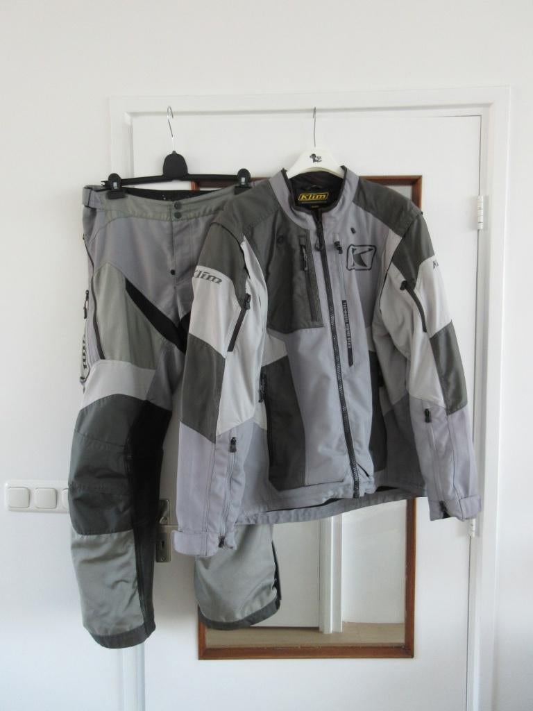 Klim Dakar motorjas XL en motorbroek 38, Motoren, Kleding | Motorkleding, Combipak, Heren, Tweedehands, Ophalen of Verzenden