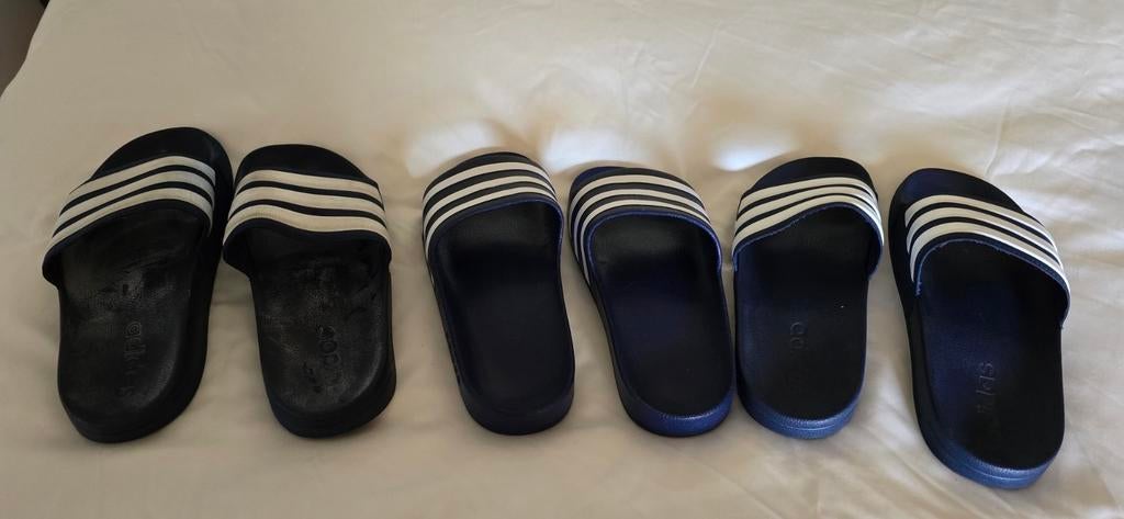Adidas slippers, Overige typen, Nieuw, Ophalen of Verzenden, Blauw