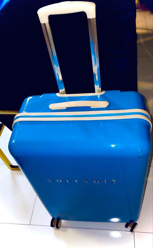 SUITSUIT reiskoffer FABULOUS FIFTIES CHAMBRAY BLUE, Ophalen, Gebruikt, Blauw, 60 tot 80 cm