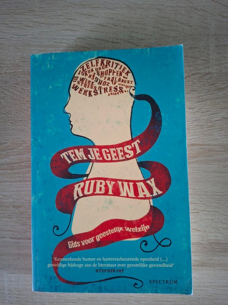 Tem je geest - ruby wax, Boeken, Ophalen of Verzenden, Zo goed als nieuw