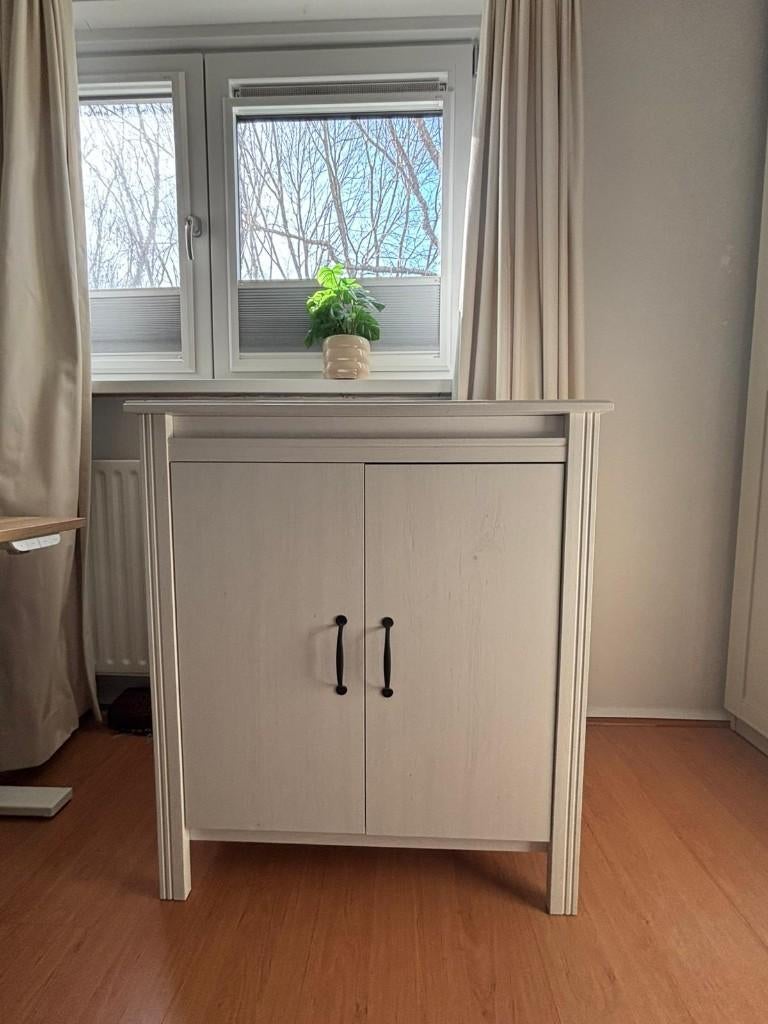 IKEA Brusali kast wit 93x80x47 cm, Ophalen, Zo goed als nieuw