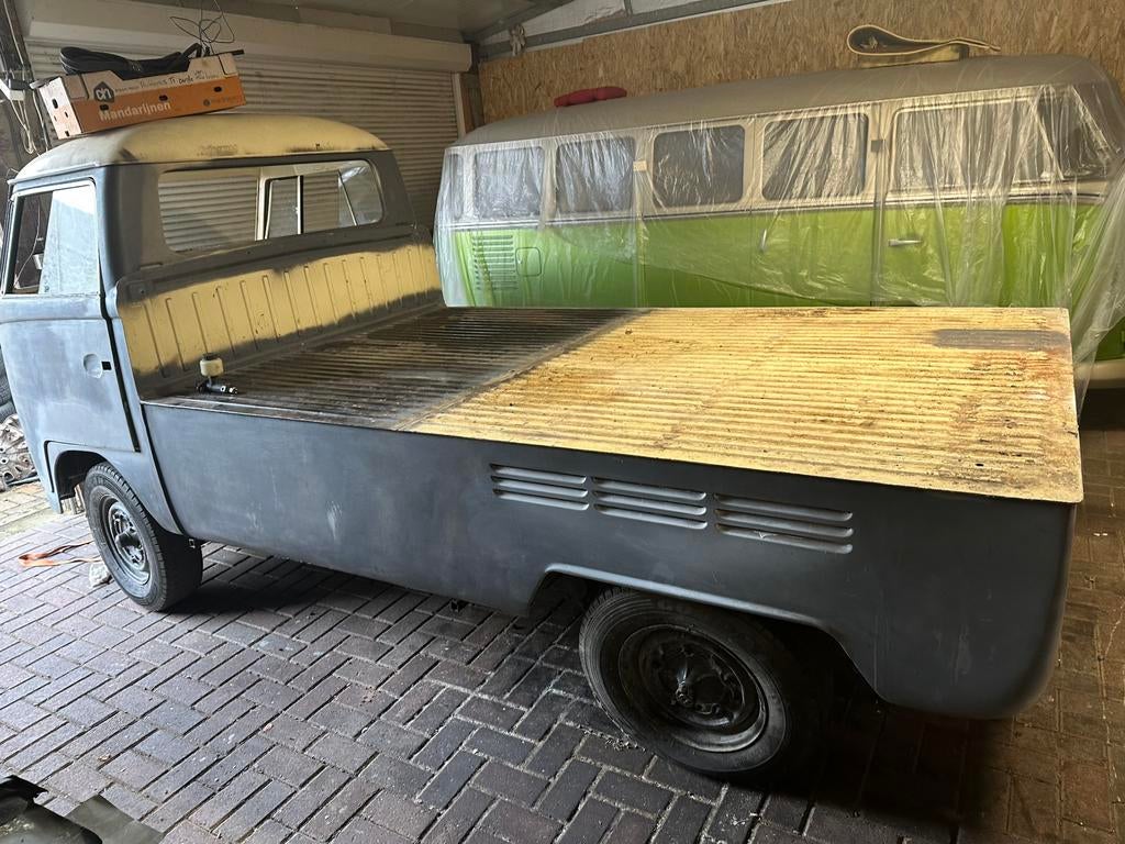 T1 splitwindow buly pickup volkswagen motor nieuw met rek, Ophalen, Gebruikt, Volkswagen