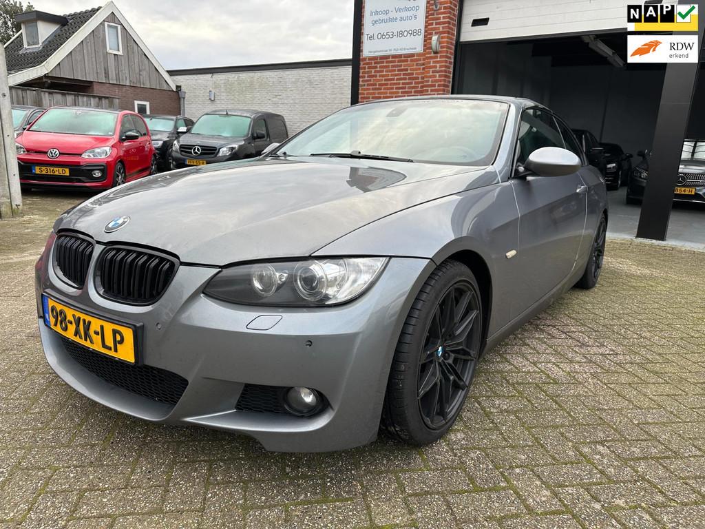 BMW 3-serie Cabrio 335i High Executive AUTOMAAT-CLIMA-NAVI-L, Auto's, BMW, Automaat, Achterwielaandrijving, Gebruikt, Zwart