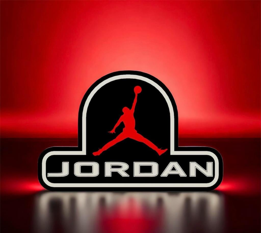 Jordan LED USB Logo Lamp - Sfeervolle Verlichting, Ophalen of Verzenden, Nieuw