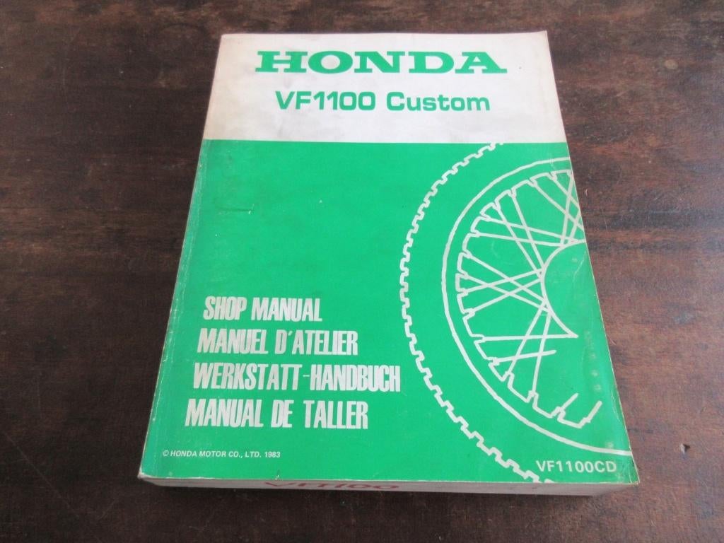 Honda VF1100 Custom VF1100C werkplaatshandboek manual, Ophalen of Verzenden, Honda