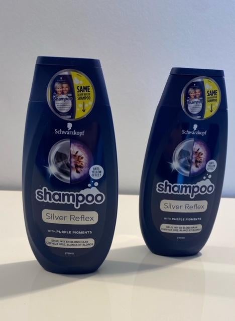 Schwarzkopf zilvershampoo (2 stuks), Sieraden, Tassen en Uiterlijk, Uiterlijk | Haarverzorging, Ophalen of Verzenden, Nieuw, Shampoo of Conditioner
