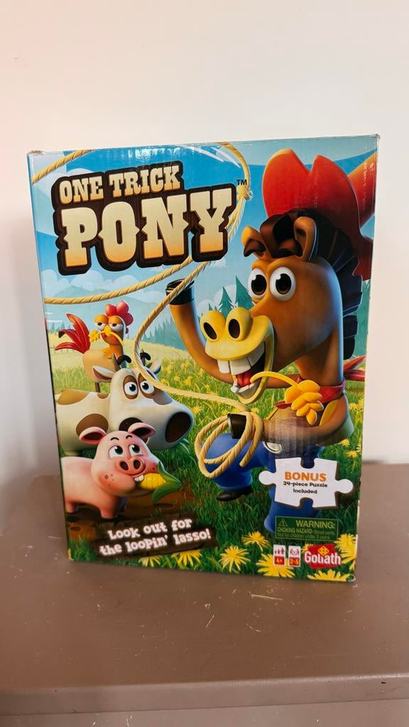 One Trick Pony Spel - Goliath - Paardenspel, Drie of vier spelers, Ophalen of Verzenden, Gebruikt