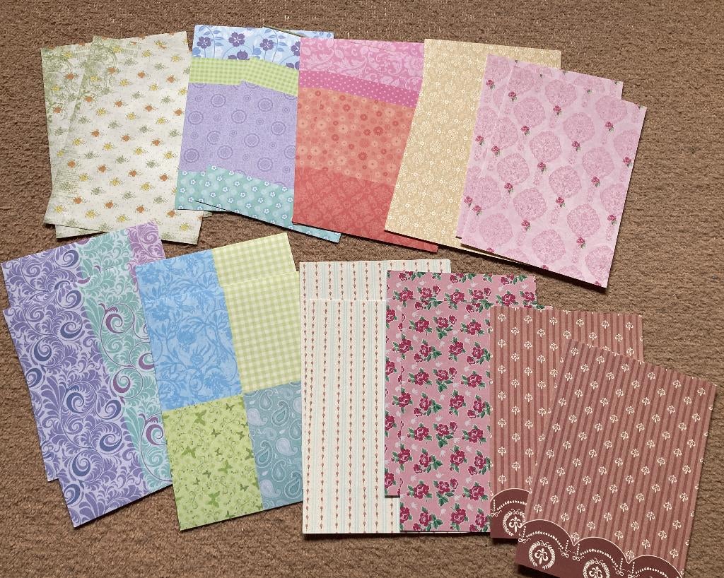 20 vellen papier 15x20 serie A, Ophalen of Verzenden, Nieuw, Overige thema's, Blanco kaart of Basiskaart