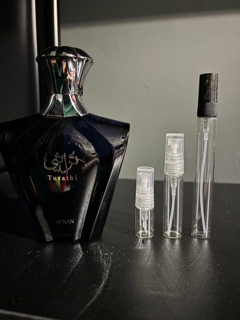 Afnan Turathi Blue Samples - Ontdek jouw perfecte geur!, Ophalen of Verzenden, Nieuw