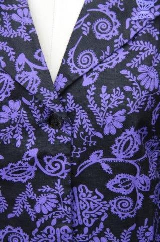 Jasje zwart/ paars ART mt L Vaste prijs, Verzenden, Paars, Maat 42/44 (L), Zo goed als nieuw