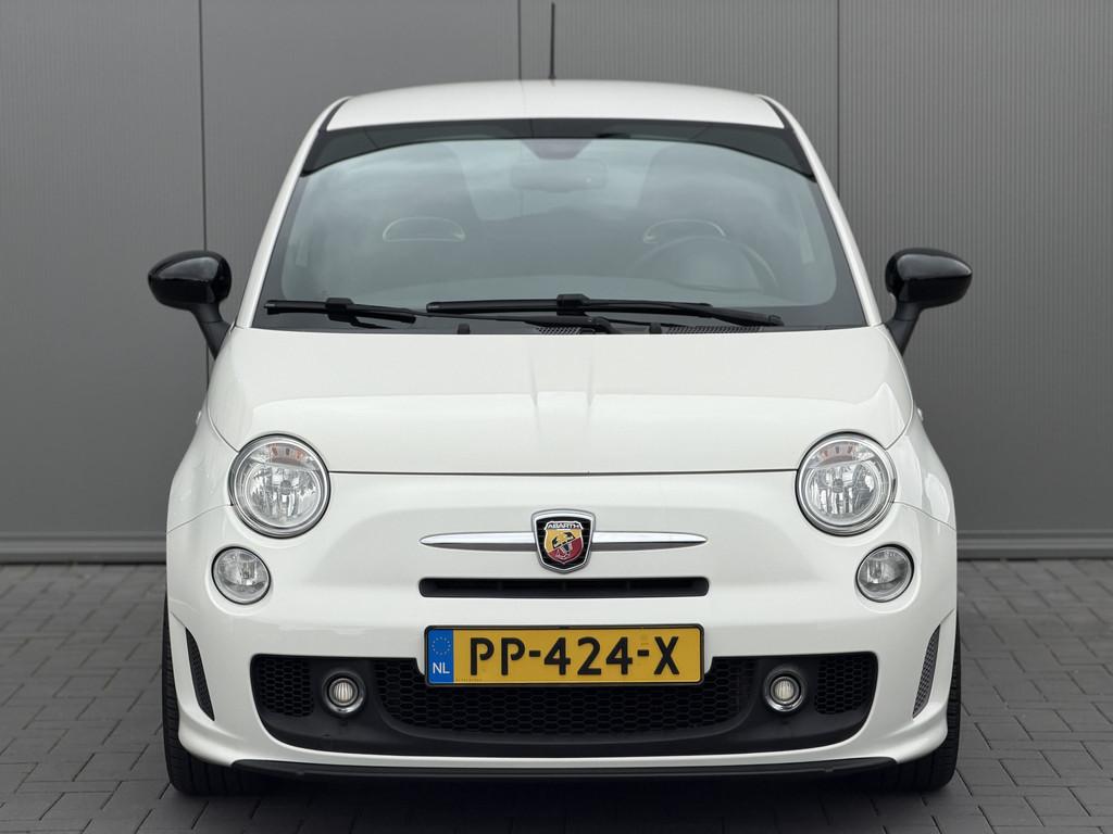 Fiat 500 1.4-16V T-Jet Abarth | Custom Leder | 17" | Sportui, Voorwielaandrijving, Euro 5, Zwart, 4 cilinders