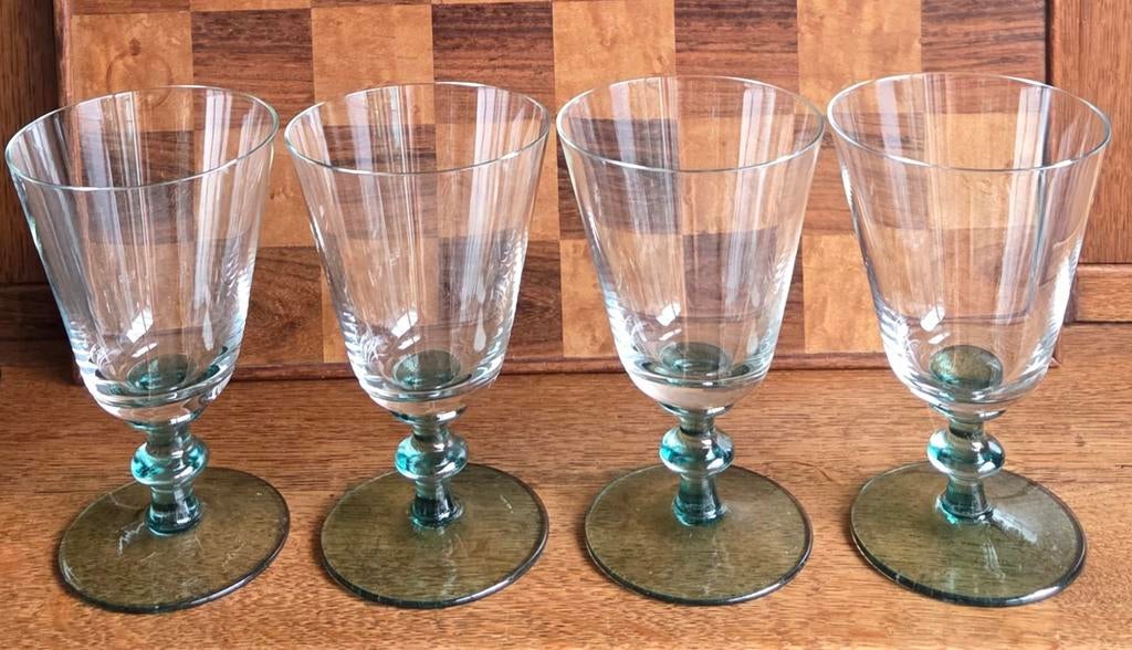 4 Villeroy & Boch wijnglazen, Antiek en Kunst, Antiek | Glas en Kristal, Ophalen of Verzenden