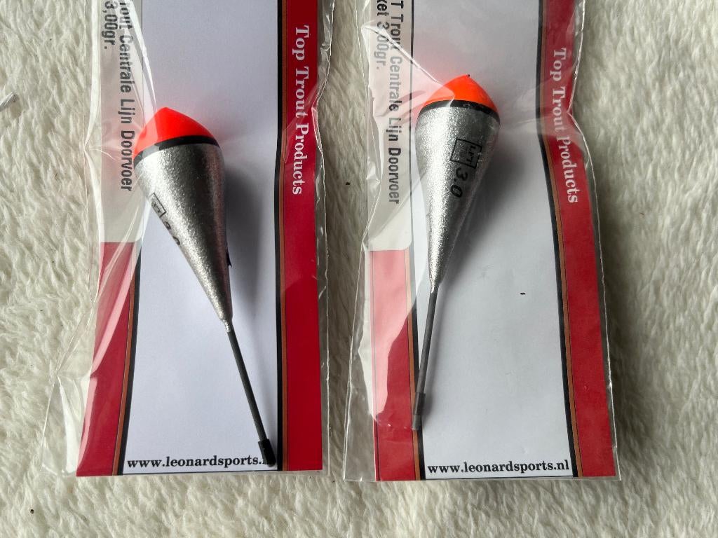 adv 138 / NIEUW set 2 inline foreldobbers LFT, Ophalen of Verzenden, Nieuw, Dobber of Lood