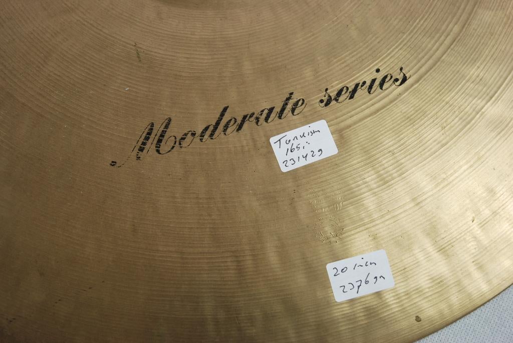 Turkish Moderate ride bekken 2376gr. 20 inch  <231429>, Gebruikt, ., Drums of Percussie, Ophalen of Verzenden