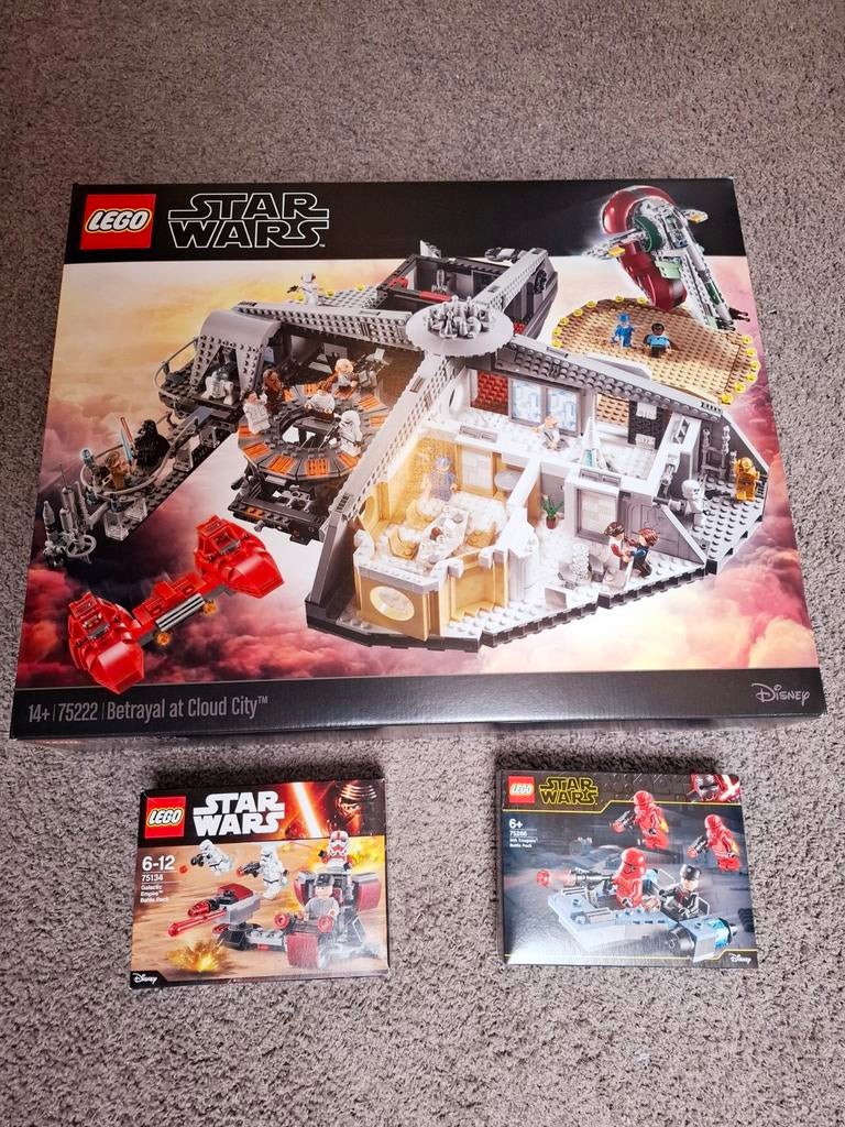 LEGO Star Wars: Betrayal at Cloud City + 2 Battle Packs, Ophalen of Verzenden, Nieuw
