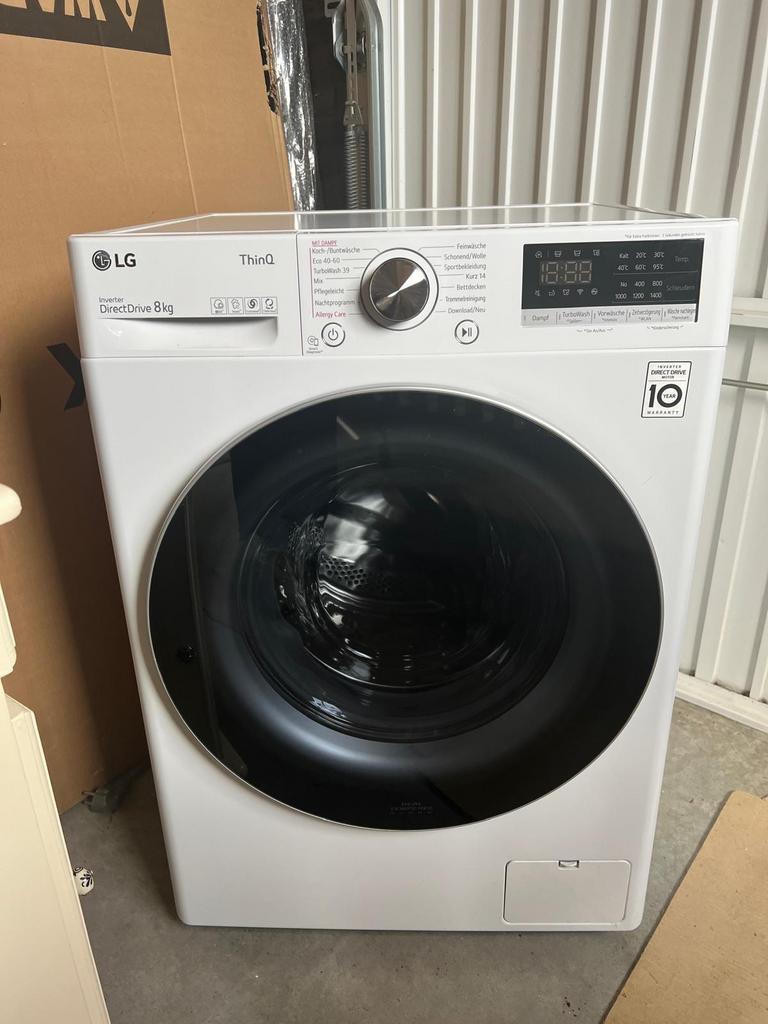 LG Wasmachine, Ophalen, 1200 tot 1600 toeren, Gebruikt, 8 tot 10 kg