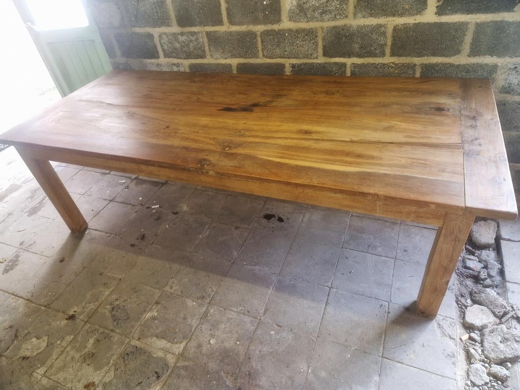 Grote authentieke boerentafel, Ophalen, Gebruikt, 100 tot 150 cm, 200 cm of meer