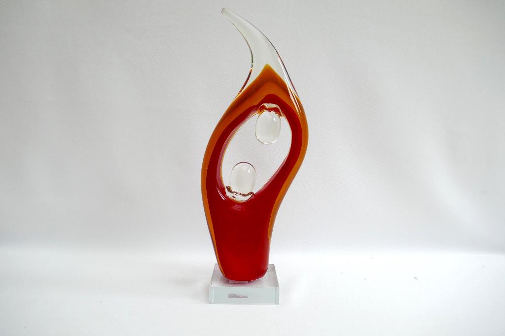 Glazen object - glas sculptuur - Italië, Ophalen of Verzenden